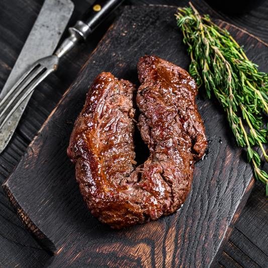 Bison Round Steak, Boneless, Tenderized